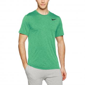 Nike M Nk Brt Ss Hpr Dry Camiseta de Manga Corta, Hombre, Verde