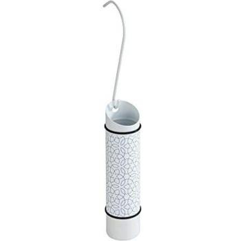 WENKO Humidificador Flores acero inoxidable - Humidificador ambiental con motivo, para radiadores, Acero inoxidable, 5 x 20 x 5 cm, Blanco