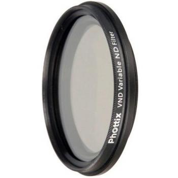 Phottix ND-V 67 - Filtro Densidad Neutra Variable para Objetivos de cámara de 67 mm
