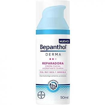 BEPANTHOL Derma Reparadora Crema Facial Hidratante De Día, Piel Muy Seca Y Sensible, 50 Mililitro