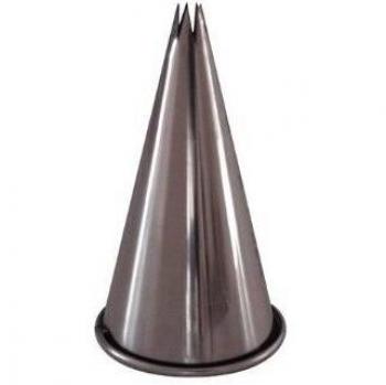 DE BUYER 2112, 16N Little Venice Cake Company Rizado Tipo Corona para Boquilla para Fuente con 7-Dientes D7 sin Soldadura 5,3 cm Acero Inoxidable