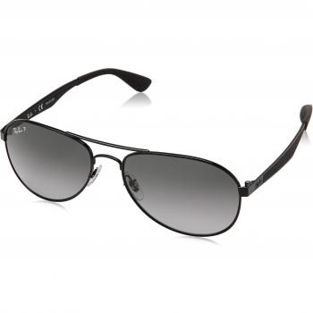 Ray-Ban RB3549 002/T3 Black/Grey Gradient Dark Grey Polarised Sunglasses