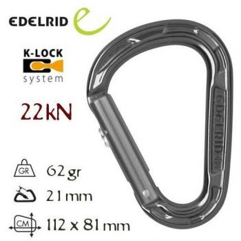 Mosquetón HMS STRIKE SLIDER para Escalada y Deportes Al Aire Libre