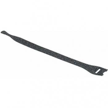 Fascetas de Velcro HellermannTyton 200x12.5 mm Negras (Paquete de 10)