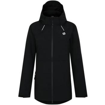 Dare2b Women's Switch Up II Waterproof Jacket with ARED Technology - Breathable, Stretchable, Detachable Hood, Size 16, Black