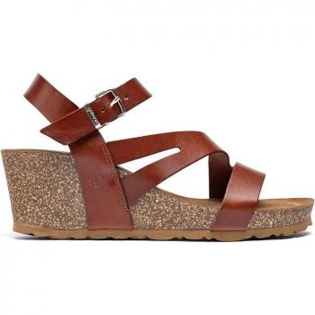 Sandalias de cuña de piel para mujer Cadiz 302 by Yokono