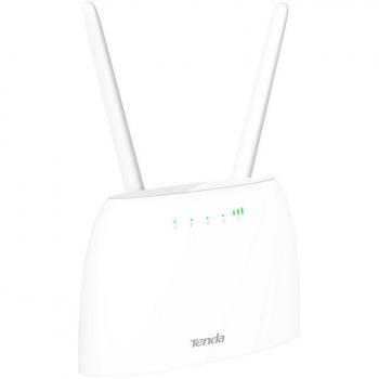 Tenda 4G07 AC1200 Dual-Band Gigabit Ethernet Wireless Router con 2 Puertos RJ45 y Conectividad 4G LTE, Blanco