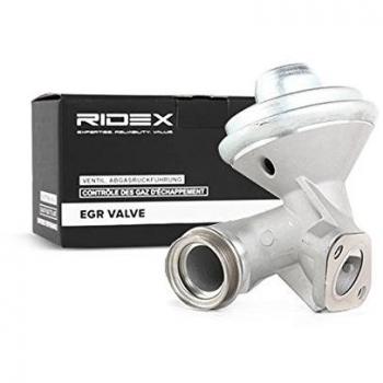 Válvula EGR RIDEX 1145E0086 para FORD, PEUGEOT y CITROËN con juntas y compatible con modelos Fiesta Mk5, Fusion, 307, 206 SW y C3 Pluriel