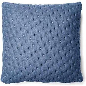 Kave Home - Funda de cojín Kam azul claro cuadrada 45 x 45 cm antimanchas