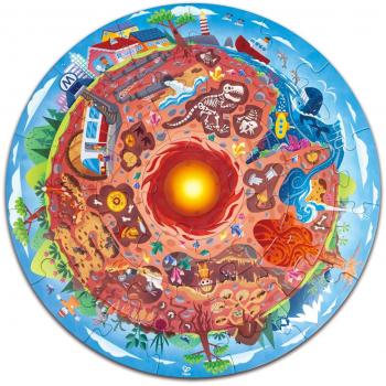 Puzzle Mundo Subterráneo 36 piezas de Hape