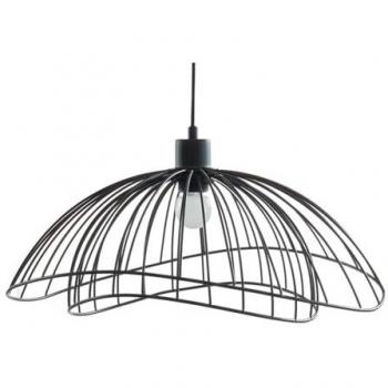 Lámpara de suspensión MANIA - Hierro - 47 x 47 x 120 cm - Negro