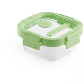 Recipiente hermético de vidrio 320 ml cuadrado