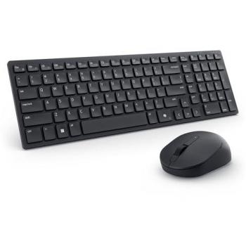 Teclado y ratón inalámbricos silenciosos Dell KM555 QWERTY Español Negro