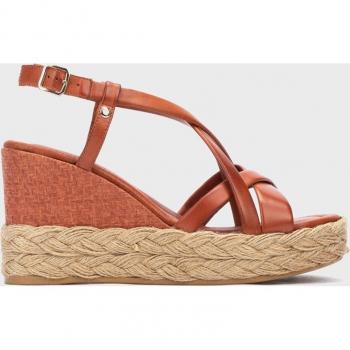 Pikolinos sandalia cuña de piel ronda W7W-1759 para mujer