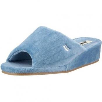 Romika Paris 63055 58 534 - Zapatillas de casa de tela para mujer, color azul, talla 38.5