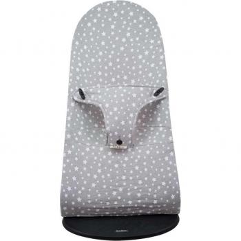 Funda de algodón compatible con hamaca Babybjorn Soft, Balance y Bliss Jyoko White Star