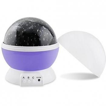 Jieweixin® Starry Nightlight Galaxy lighting Lamp 4 LED beads 360 Degree Romantic Sky Star Projector Light Colorful LED Cosmos Starlight Night Light For Baby Nursery Bedroom Children Room