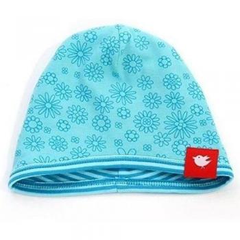 Elli Miracle morceaux bébé fille Bonnet réversible Fleurs et rayures Türkis 45