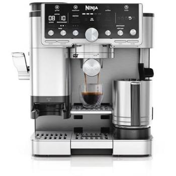 Ninja Luxe Café Pro - Máquina de café espresso semi-automática 2L, 1650W, con portafiltro y espumador de leche
