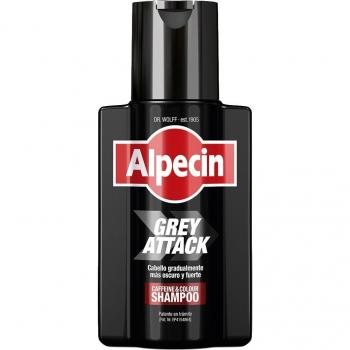 Alpecin - Champú Anticaída y Anticanas Grey Attack Coffein & Color 200 ml