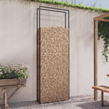 vidaXL Firewood Rack - Matt Black, 110x28x312 cm, Steel