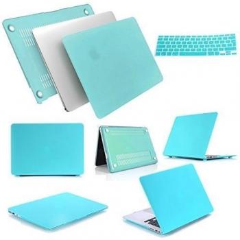 Vinteky®Funda Dura Elegante y Ligera 2-Partes Crystal Case Carcasa de PC Protector para Apple MacBook Air 13, Pro 13, Air Retina 13, Pro 15, Pro Retina 15, con Cubierta de teclado