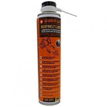 Lubricante Limpiador Renovador para Cinturones de Seguridad Warm Up SBL300 - 300 ml - Sin residuos