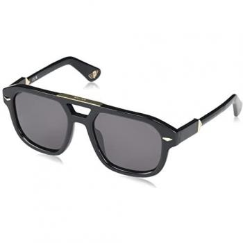 Police Monument 1 Unisex Black/Smoke Sunglasses 55 MM