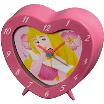 Hama - Reloj Despertador, diseño de Princesa Disney, Color Rosa
