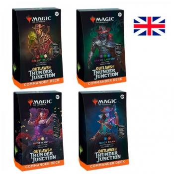 Magic: The Gathering Outlaws of Thunder Junction Commander Decks Box - 1 Random English Unit