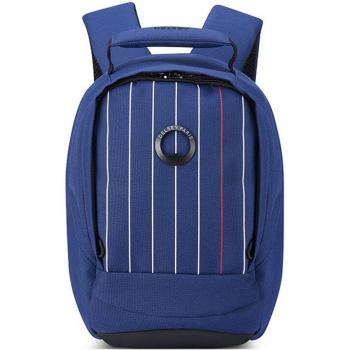 Mochila Delsey Paris Securban Flexible 30x21x14 cm 10 litros Azul Impreso
