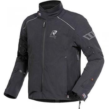 Rukka Thundr Gore-Tex 52 - Chaqueta de tela para hombre, color negro y blanco