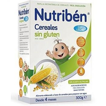 Nutribén Papilla Cereales sin Gluten Leche Adaptada - 300 gr
