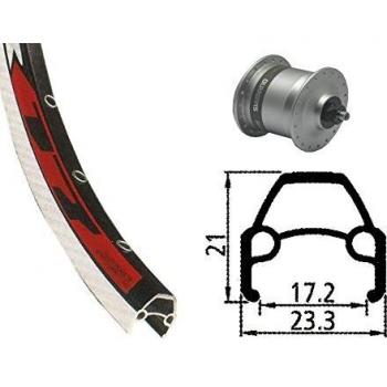 Bike-Parts Unisex - Bicicleta V-RAD 75Nabend DHC3003, Color Plateado, Talla única