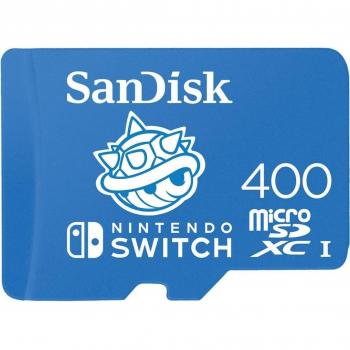 SanDisk 400GB Ultra microSDXC UHS-I Memory Card with Adapter - 100MB/s, C10, U1, Full HD, A1, Micro SD Card - SDSQUAR-400G-GN6MA