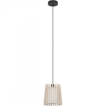 Lámpara Colgante Eglo Fattoria Madera 1xE27 Ø 20cm