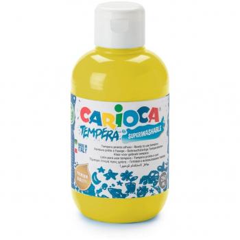 Botella tempera 250 ml. amarillo Carioca 40424/03