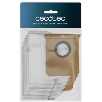 Bolsas Compatibles para Conga 20090 - Pack de 5 unidades con Accesorios para Robot Aspirador y Friegasuelos