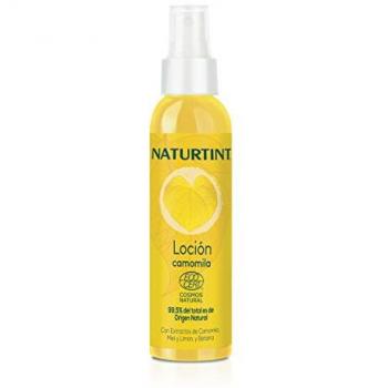 Loción Capilar de Camomila Naturtint 125ml - Aclara Progresivamente el Cabello, ECOCERT, 99.5% Ingredientes Naturales, con Camomila, Miel y Limón
