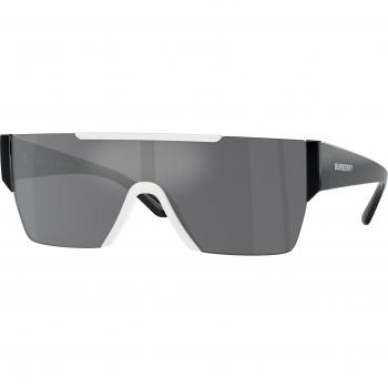 Burberry BE4291 Men's Square Sunglasses, Color 40496G, White, Size 138
