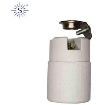 Casquillo E14 de porcelana Solera retráctil 479A