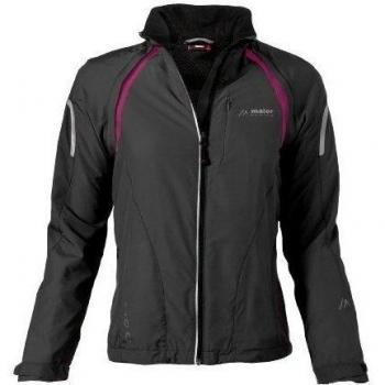 maier sports Ll-Jacke Fassa - Chaqueta de esquí para mujer, color negro, talla 44