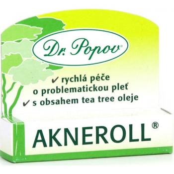 Dr. Popov Acneroll - Tratamiento Localizado Para Imperfecciones De La Piel Con Acné, 6 ml, con aceite de árbol de té