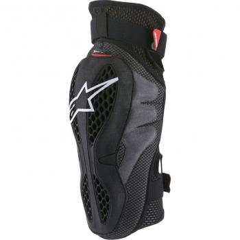 Alpinestars 1569101 Protector de Codos, Negro/Rojo, XXL, Juego de 2