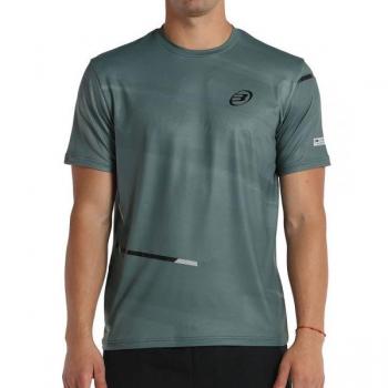Camiseta Bullpadel Adula de Manga Corta para Hombre en Tejido Técnico Color Verde