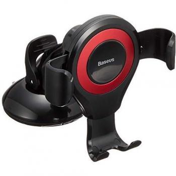 Soporte para Coche Baseus Osculum Negro - Soporte pasivo de smartphone para automóvil con diseño elegante en color negro y rojo