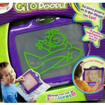 Pizarra Luminosa de Tres Colores Bizak GLO Doodle