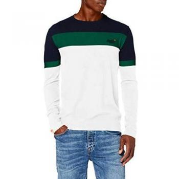 Superdry OL Engineered L/s Top Camisa Manga Larga, Blanco