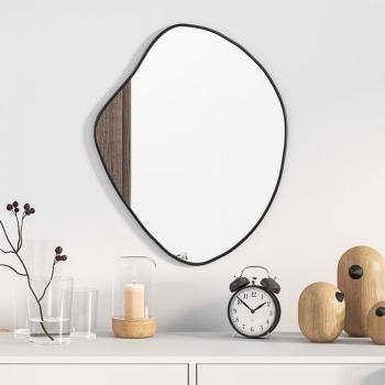 vidaXL Wall Mirror Black 50x40 cm