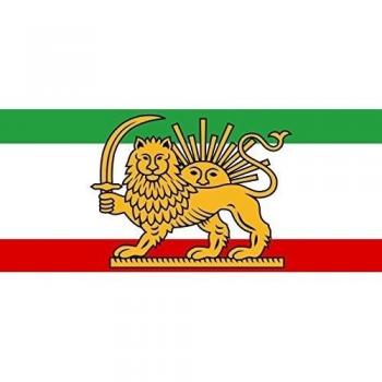 Tricolour Iran 1886 Bandera 20x30cm para Diplomat-Flags Banderas de Coche